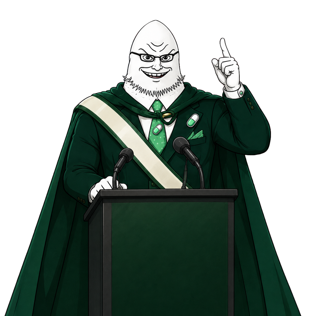 Max Pumpwell, Party Chairman